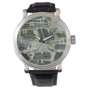 Alte Steinmauer Armbanduhr