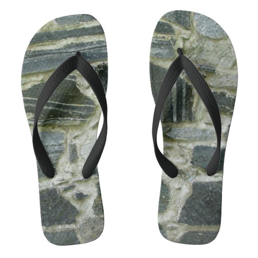 Alte Steinmauer Badesandalen (Fußbett)