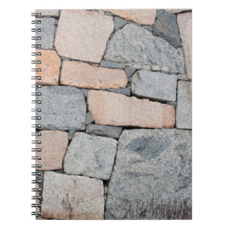 Alte Steinmauer der alten Burg. abstrakt, antike Notizblock