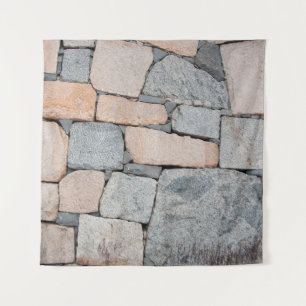 Alte Steinmauer der alten Burg. abstrakt, antike Wandteppich