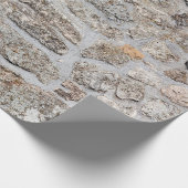 Alte Steinmauer in minderwertiger Festung, Belgrad Geschenkpapier (Ecke)