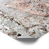 Alte Steinmauer in minderwertiger Festung, Belgrad Poster (Ecke)