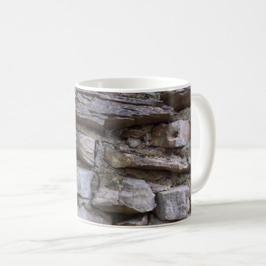 Alte Steinmauer Kaffeetasse (VorderseiteRechts)