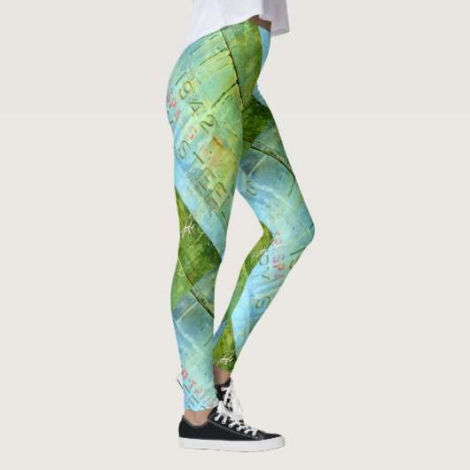 Alte Steinmauer Leggings (Rechts)
