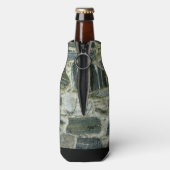 Alte Steinmauer mit Namen Flaschenkühler (Flasche Rückseite)