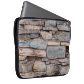 Alte Steinmauer-Struktur Hintergrund abstrakt, ant Laptopschutzhülle (Vorne Rechts)
