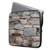 Alte Steinmauer-Struktur Hintergrund abstrakt, ant Laptopschutzhülle (Vorderseite Links)