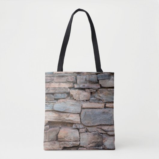 Alte Steinmauer-Struktur Hintergrund abstrakt, ant Tasche (Vorderseite)
