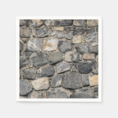 Alte Steinmauerstruktur Serviette (Vorderseite)