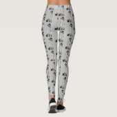 Alte Steinsäulen auf grau Leggings (Rückseite)
