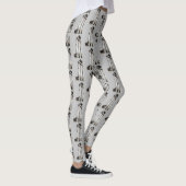 Alte Steinsäulen auf grau Leggings (Rechts)