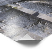 Alte Steinsäulen in Chichen Itza. Zentrale Fotodruck (Ecke)