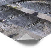 Alte Steinsäulen in Chichen Itza. Zentrale Poster (Ecke)