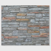 Alte Steinwand-Beschaffenheit Geschenkpapier (Flach)