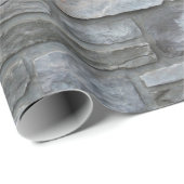Alte Steinwand-Beschaffenheit Geschenkpapier (Rolleneckpunkt)