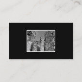 Alte Steinwände und Himmel Visitenkarte (Rückseite)