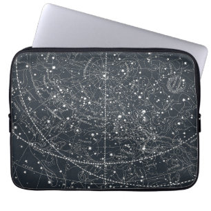 Alte Sternenkarte Laptopschutzhülle