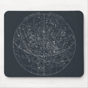 Alte Sternenkarte Mousepad