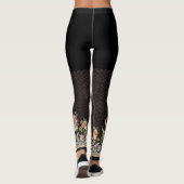 Alte Stickerei-Leggings Leggings (Rückseite)