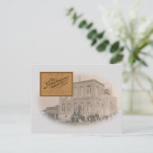 Alte Stimmung. Genevieve Brewery Postkarte (Stehend Vorderseite)