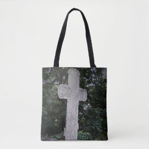 Alte Stone Cross Foto Tasche