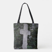 Alte Stone Cross Foto Tasche (Rückseite)