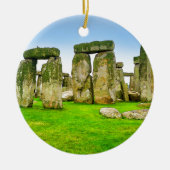 Alte Stonehenge Stehend Stones im Sommer Kunst Keramik Ornament (Vorne)