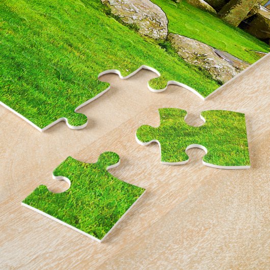 Alte Stonehenge Stehend Stones im Sommer Kunst Puzzle (Seite)