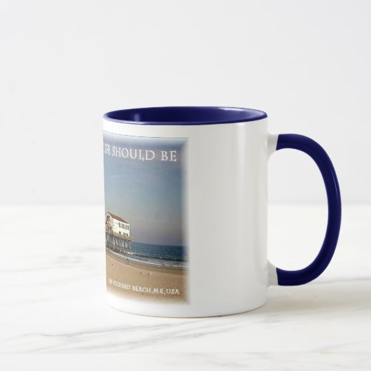 Alte Strandpfeife, Maine Tasse (Rechts)