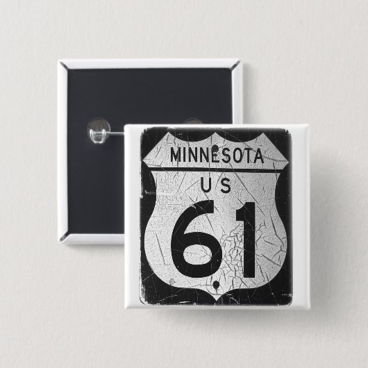 Alte Straße 61 Zeichen Button (Vorne & Hinten)