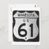 Alte Straße 61 Zeichen Postkarte (Vorne/Hinten)