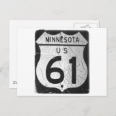 Alte Straße 61 Zeichen Postkarte (Vorne/Hinten)