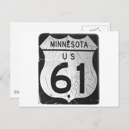 Alte Straße 61 Zeichen Postkarte (Vorne/Hinten)