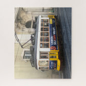 Alte Straßenbahn in Lissabon Portugal Puzzle (Vertikal)