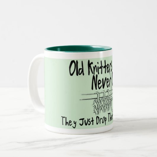 Alte Stricker Zweifarbige Tasse (Vorderseite Links)