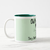 Alte Stricker Zweifarbige Tasse (Links)