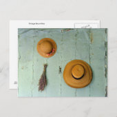 Alte Strohhasen Postkarte (Vorne/Hinten)