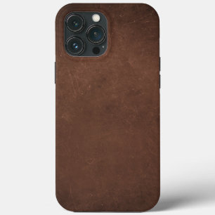 Alte strukturierte Cognac-Ledertextur Case-Mate iPhone Hülle