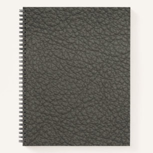 Alte strukturierte Cognac-Ledertextur Notizblock