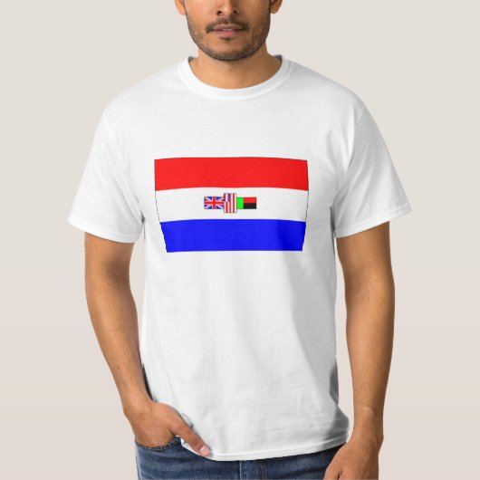 Alte Südafrika-Flagge T-Shirt (Vorderseite)