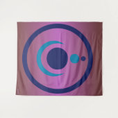 Alte Symbole Alien Crop Circle Tapestry Wandteppich (Vorderseite (Horizontal))