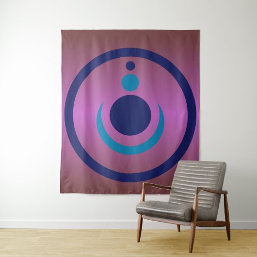 Alte Symbole Alien Crop Circle Tapestry Wandteppich (Beispiel)