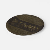 Alte Szene Spartas Griechenland auf griechischem Pappteller (Schrägansicht)