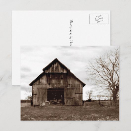 Alte Tabakfarm Postkarte (Vorne/Hinten)