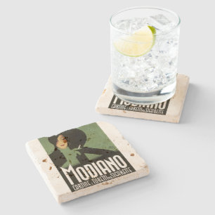 Alte Tabakwerbung "Modiano" Zigarette Steinuntersetzer