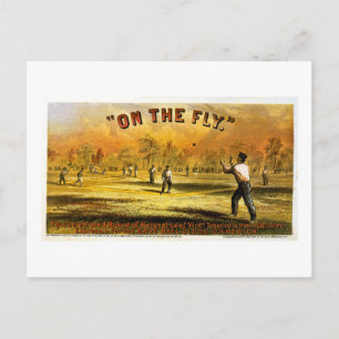 Alte Tabakwerbung "On The Fly" 1867 Postkarte