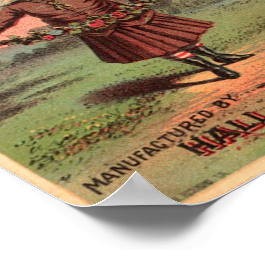 Alte Tabakwerbung Poster (Ecke)