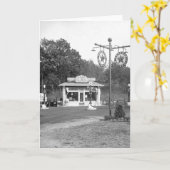 Alte Tankstelle, 1925 Karte (Gelbe Blume)