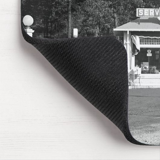 Alte Tankstelle, 1925 Mousepad (Ecke)