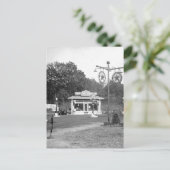 Alte Tankstelle, 1925 Postkarte (Stehend Vorderseite)